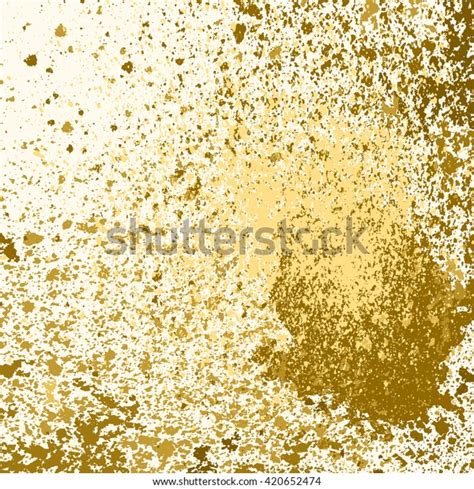 Vector Gold Glitter Paint Splash Splatter Stock Vector Royalty Free