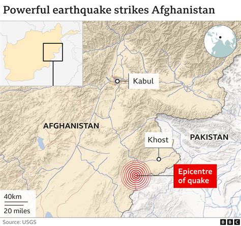 アフガニスタンで強い地震 死者920人以上と現地当局 Bbcニュース