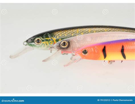 Fishing Lure Wobbler Isolated On White Background Stock Photo Image