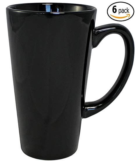 Iti Ceramic Tall Funnel Cup Coffee Mugs With Pan Scraper