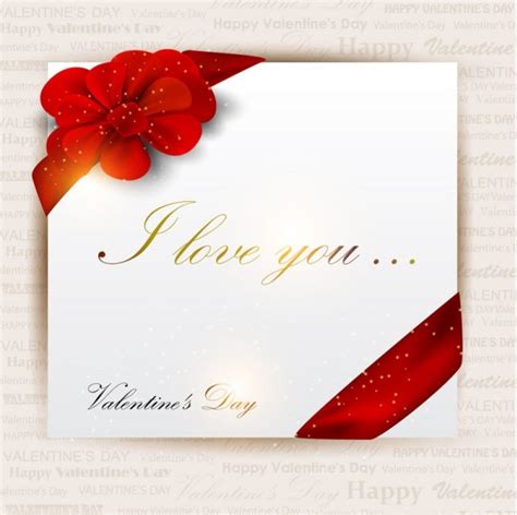 Exquisite Valentine39s Day Greeting Card Vector Vectors Graphic Art