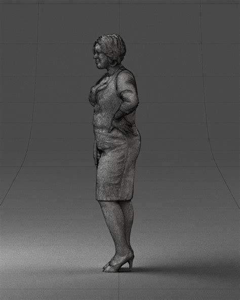 Mulatto Girl With A Tattoo In A White Dress 0199 3d Print Ready 3d Model 3d Printable Cgtrader