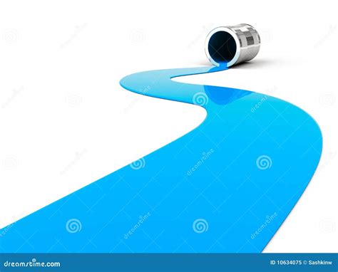 Spilled Blue Paint Royalty Free Stock Photo Image 10634075