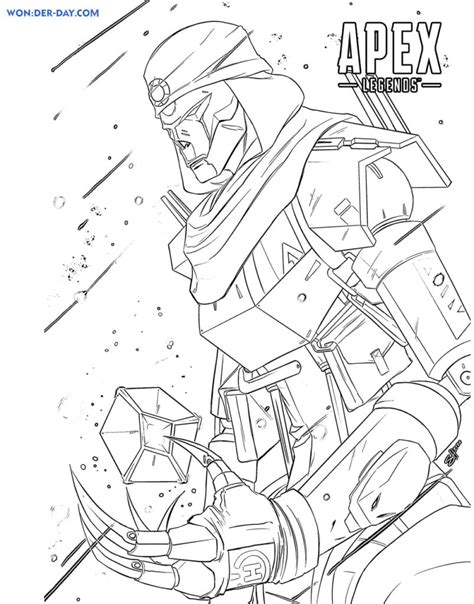 Apex Legends Coloring Pages 80 Printable Coloring Pages