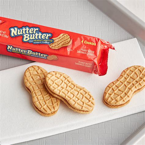 Nabisco Nutter Butter 4 Count 19 Oz Cookie Pack 48case