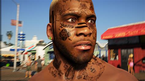 Hd Face Tattoos For Franklin Post Malone Esque Gta5