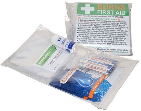 First Aid Kit Module Burns Waddington Educational Resources