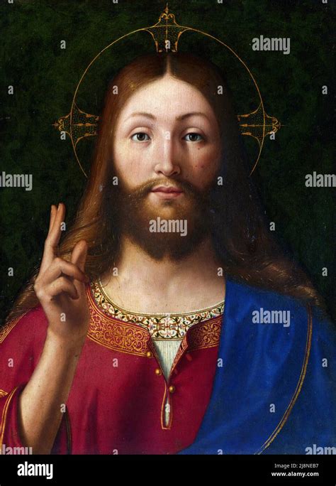 Christ Blessing By The Italian Renaissance Artist Andrea Previtali