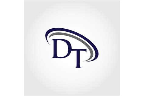 Monogram Dt Logo Design By Vectorseller