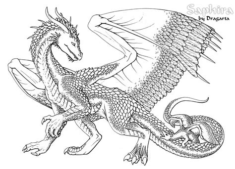 dragon coloring pages for adults to download and print for free