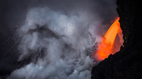 Magnificent Images Of Spewing Lava In Hawaii Hawaii Volcanoes