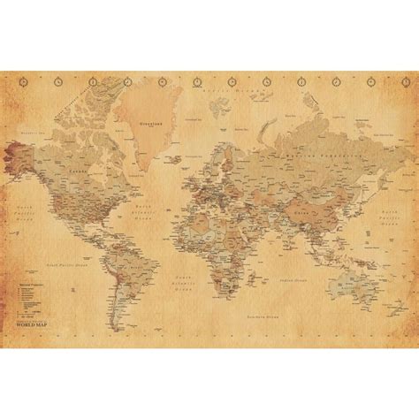 50 Old World Map Murals Wallpaper Wallpapersafari