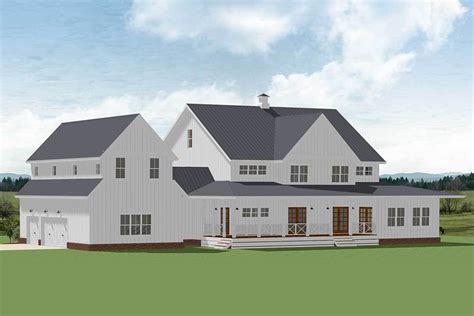 5 Bedroom Farmhouse Plan With Optional Garage Loft 46354la