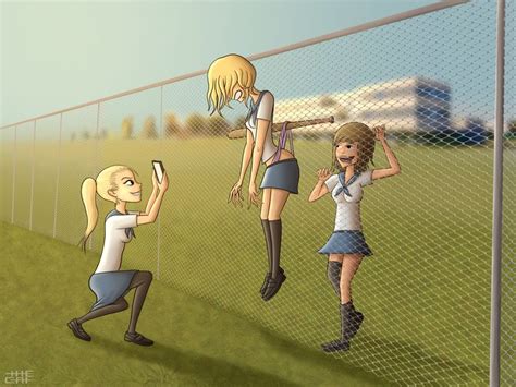On The Fence Wedgie Commission By Thexcat On Deviantart Animation