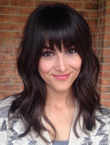 20 Medium Length Haircuts With Bangs