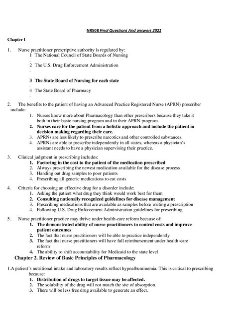 Nr508 Final Questions And Answers 2021 Browsegrades