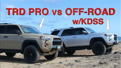 4runner Trd Pro Vs Off Road Wkdss Youtube