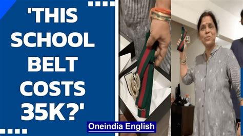 hilarious reaction by mother to daughter buying gucci belt worth rs 35k oneindia news