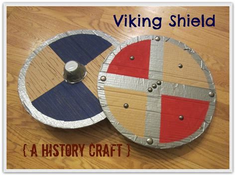 Viking Shield Upcycled History Craft Viking Shield Vikings Viking