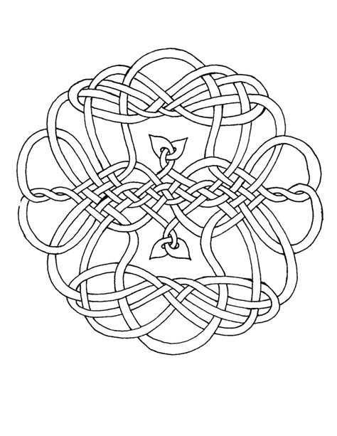 Celtic knot mandala coloring page. Celtic Knot Coloring Pages - GetColoringPages.com