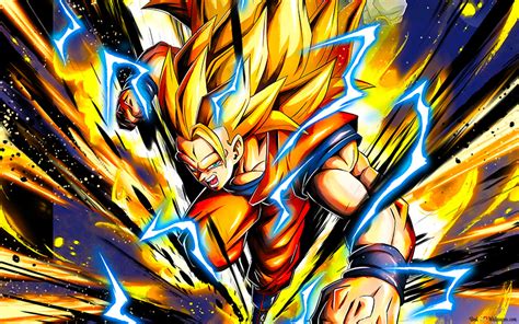 Super Saiyan 3 Goku From Dragon Ball Z Dragon Ball Legends Arts For