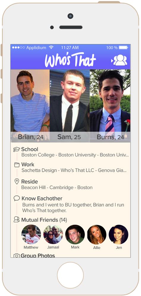 Bc And Bu Grads Team Up To Create Dating App Whos That Bdcwire