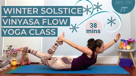Winter Solstice Yoga Class Vinyasa Flow Yoga Class All Levels Youtube