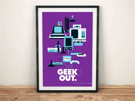 Geek Out Poster On Behance