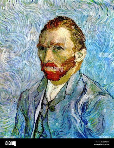 Vincent Van Gogh Self Portrait 1889 Post Impressionism Oil On