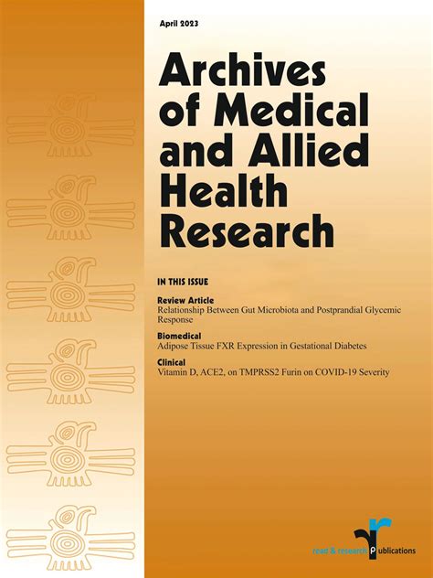 Archives Of Medical And Allied Health Research