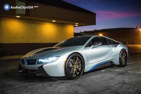 2017 Bmw I8 On 22 Lexani Wheels R Twelve Bronze Face Bla Flickr