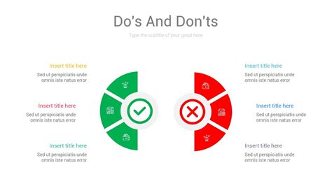 Dos And Don Ts Powerpoint Template For Presentations Slidebazaar