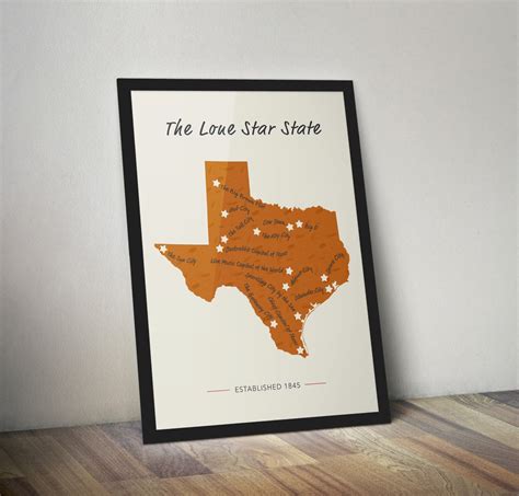 The Lone Star State Map