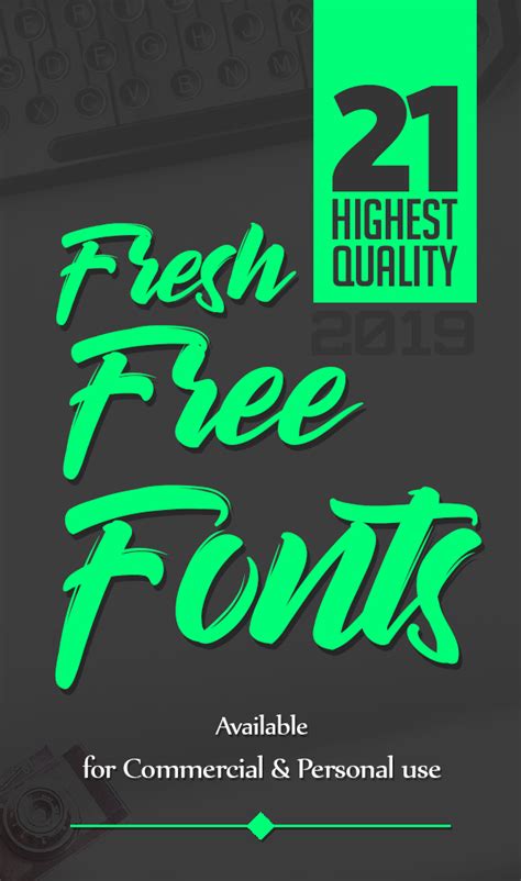 21 Fresh Free Fonts For Graphic Designers Fonts Graphic Design Junction
