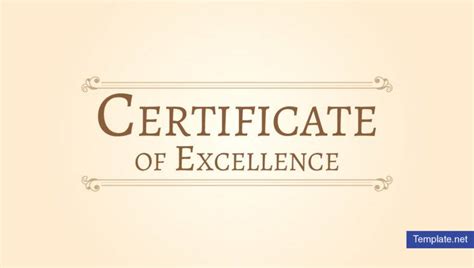 13 Certificate Of Excellence For Students Psd Ai Word