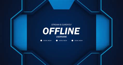 Modern Background Screensaver Offline Stream Gaming Dark Blue Future