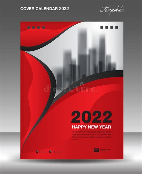 Cover Desk Calendar 2022 Template Cover Template Modern Style Vector