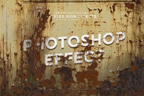 Rusted Sign Mockups — Medialoot