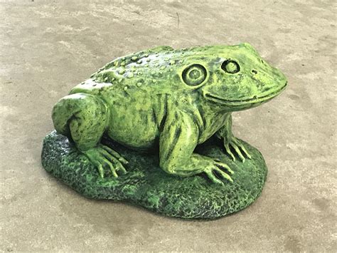 Find and save images from the cement the frog collection by makena (mxkenxkxllis) on we heart it, your everyday app to get lost in what you love. New Item - Jeremiah the Bullfrog Concrete Garden Statue ...
