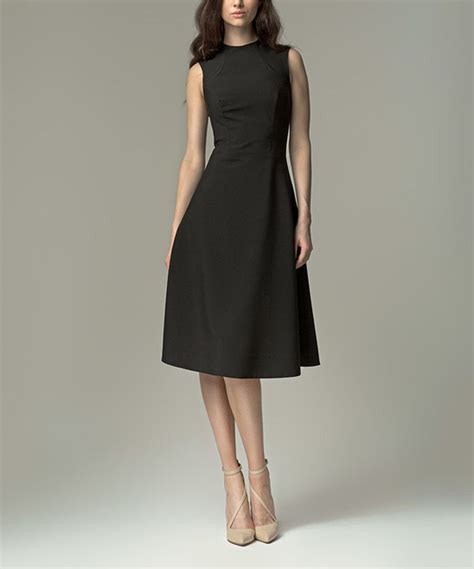 Look At This Nife Black A Line Dress On Zulily Today A Line Dress