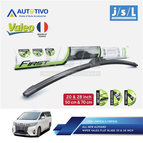 Jual All New Alphard Wiper Valeo Flat Blade Quality Pcs Kiri Kanan