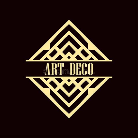 Art Deco Logo Template