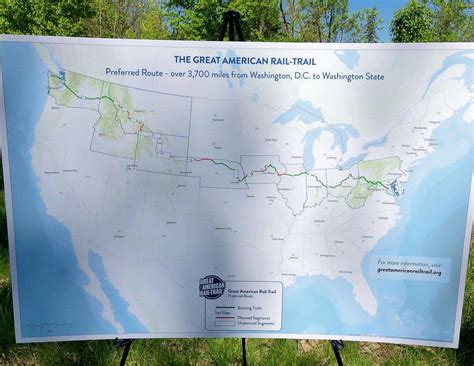 Rails To Trails Conservancy Reveals The Route For 3700 Mile Great