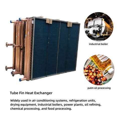 Copper Tube Aluminum Fin Air Cooled Chiller Condenser Coil For
