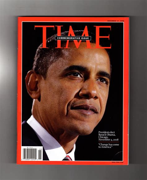 Time Magazine November 17 2008 Barack Obama Commemorative Issue By