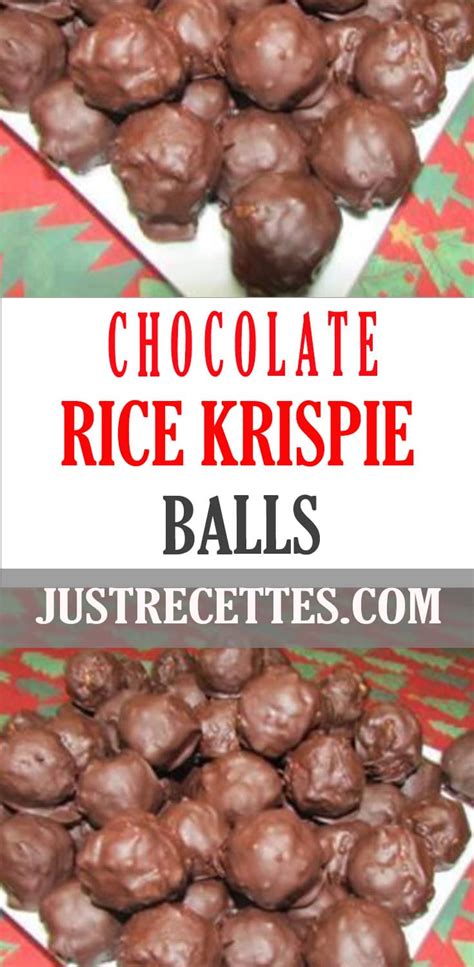 Chocolate Rice Krispie Balls The Kind Of Cook Recipe