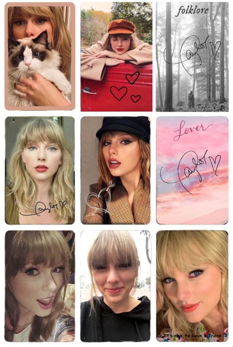 Taylor Swift Photo Cards Printable En Taylor Swift Cartas Bonitas Impresion De Stickers