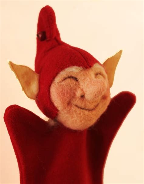 Needle Felted Elf Hand Puppet By Laura Lee Burch Wool Projects Felting