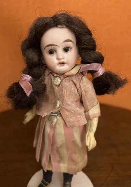 Adorable 7and Antique German Armand Marseille 1894 Bisque Head Doll Org