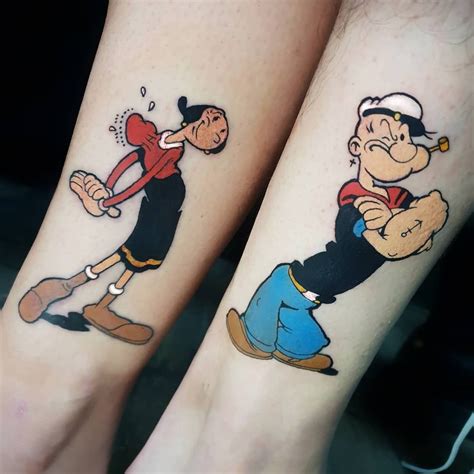 30 Amazing Popeye Tattoos Tattoo Designs